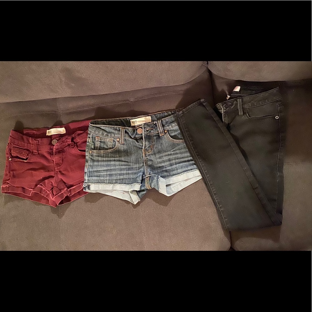 2 short 1 pants
